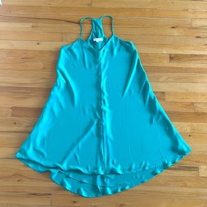 High Low Teal Loft Dress